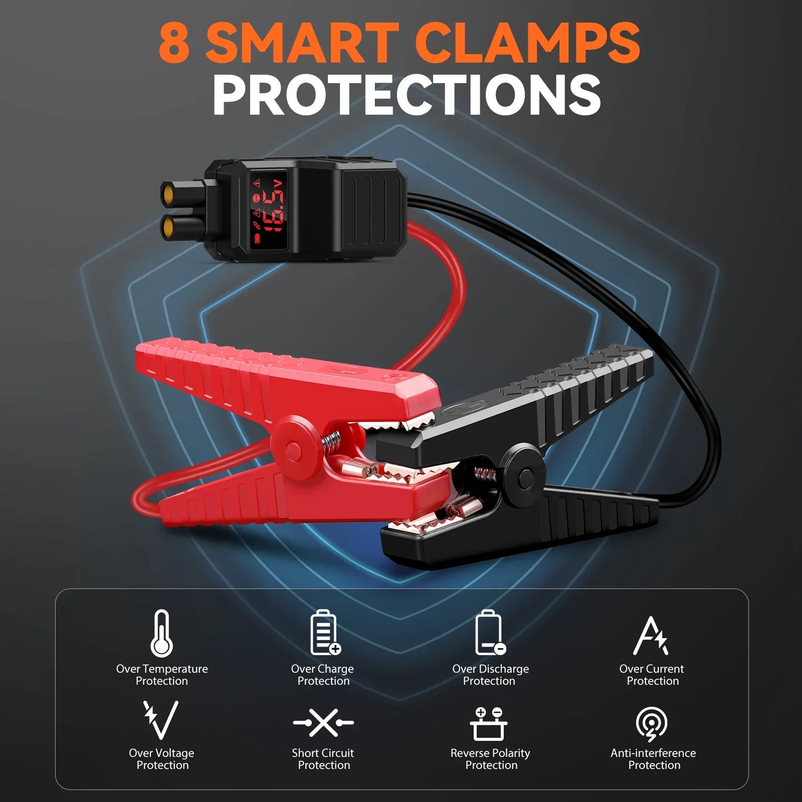 4000A Car Jump Starter Power Bank 12V 21800mAh Starting Device Emergency Car Battery Charger Booster Buster For 10L 8.0L - Evallys.com