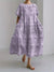 Harajuku Floral Loose Dress – Women's Mid-Calf Summer Party Wear - Evallys.com