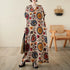 Bohemian Summer Maxi Dress – Vintage Loose Beach Streetwear - Evallys.com