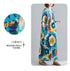 Boho Floral Maxi Dress – Cotton Linen V-Neck Summer Beach Wear - Evallys.com