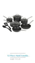 Rametto Professional Grade 8-Piece Cookware Set Anodized Aluminum Enamel Cast Iron Stainless Steel Oven Safe Dishwasher Safe - Evallys.com