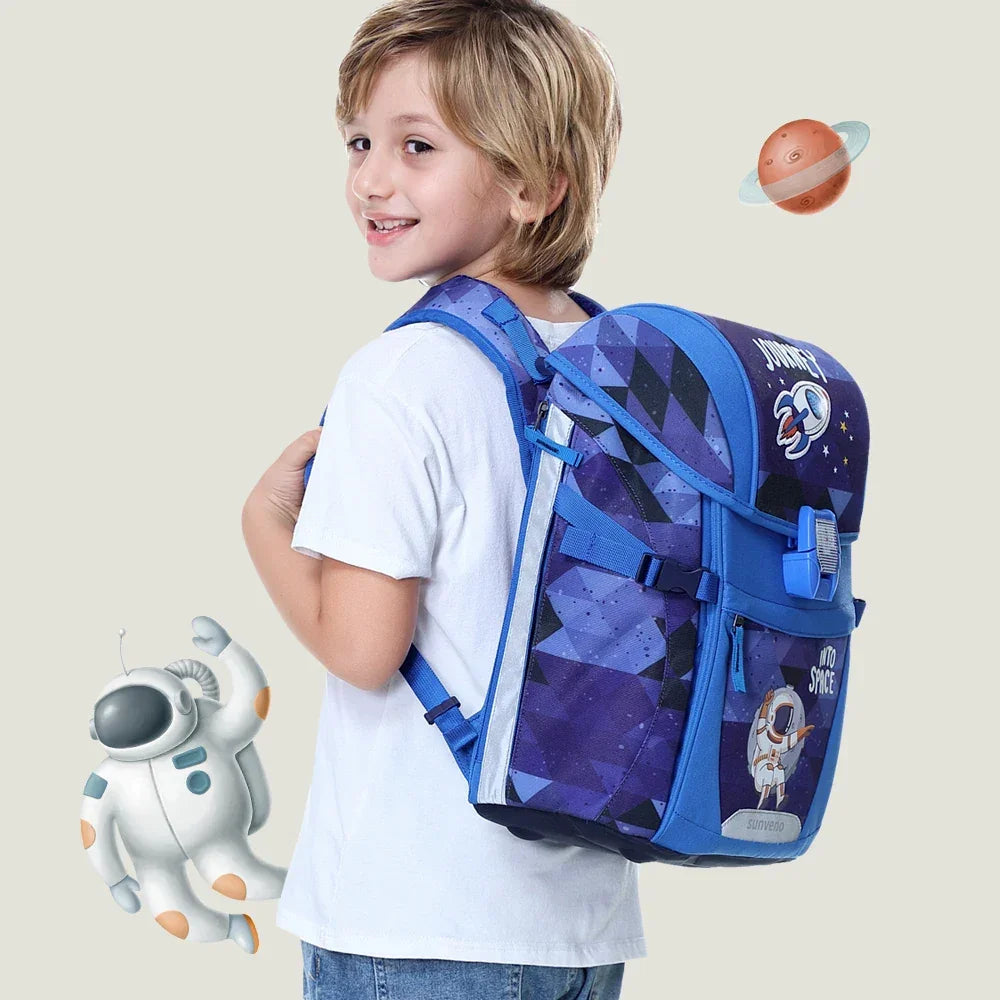 Sunveno School Bag Children's School Backpack Kids Backpack for Boys Girls Elementary Kindergarten Preschool School Bag - Evallys.com