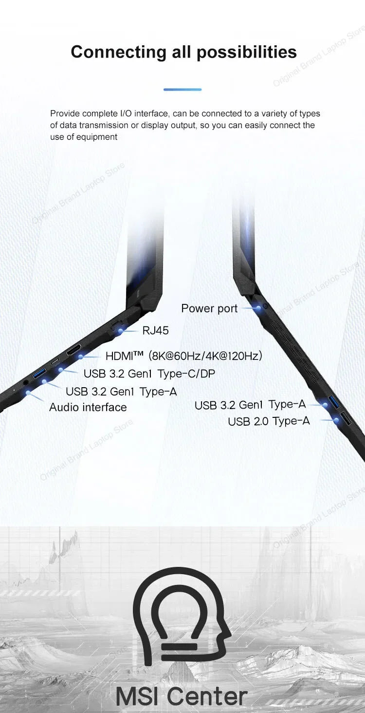 2024 MSI Katana A15 AI Laptop 15.6 Inch 2.5K QHD 165Hz IPS Screen Notebook AMD Ryzen R7-8845HS 32GB 1TB RTX4060 Gaming Computer - Evallys.com