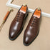 Luxury Men’s Leather Oxford Shoes – Formal Wedding & Office Footwear - Evallys.com