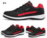 PUAMSS Men’s PU Leather Sneakers – Breathable Casual Non-Slip Shoes - Evallys.com