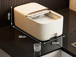 10KG Rice Storage Box Home with Lid Insect Proof Moisture Proof Rice Box Grain Sealed Jar Kitchen Container Storing Dry Grain