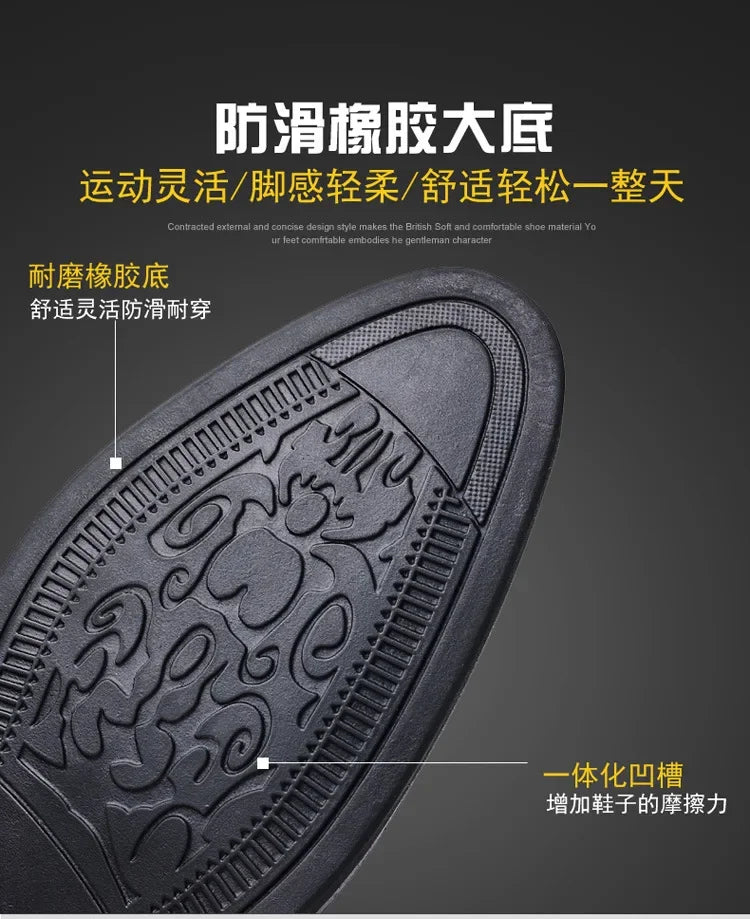 Mens Leather Dress Shoes Men's Formal Social Male Shoe Casual Business Pointed Toe Luxury Party Designer Shoes for Men - Evallys.com