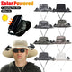 Solar Powered UV Protection Hat – Fan Cooling Wide Brim Cap - Evallys.com
