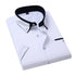 TFETTER Summer Business Shirt Men Short Sleeves Button Up Shirt Turn-down Collar Casual Shirts Mens Clothing Plus Size 5XL - Evallys.com