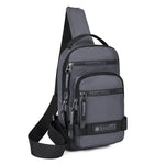 Chest Bag For Men New Large Capacity Shoulder Korean Version Travel Lightweight Nylon Crossbody Bag Backpack - Evallys.com