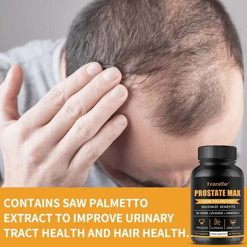 Saw Palmetto Prostate Supplement for Men – Urinary & Hair Health Support
