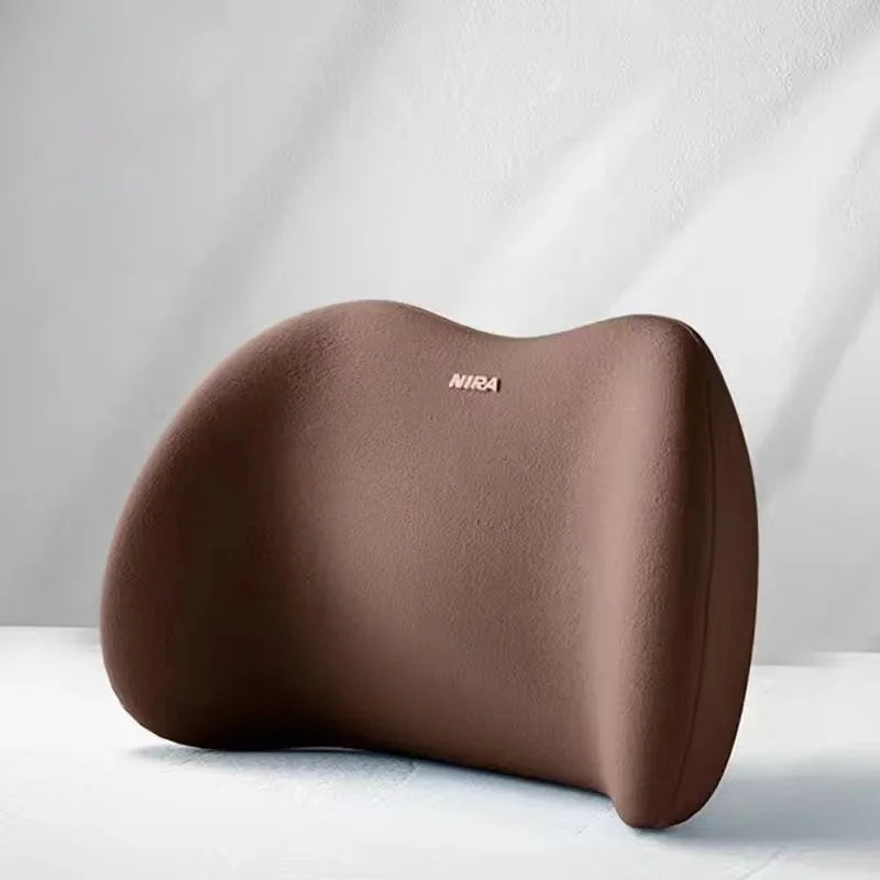 Car Headrest Lumbar Support Memory Foam Vertebral Lumbar Support Car Neck Pillow Back Cushion Office Car Interior Accessories - Evallys.com