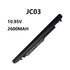 JC03 JC04 Laptop Battery for HP Spare 15-bs0xx 17-bs0xxx 15-bs1xx 15-bw0xx 17z-ak000 17-ak0xx 17-bs062st 17-bs020nr 919700-850 - Evallys.com