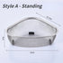 Kitchen Sink Drain Basket Stainless Steel Triangle Food Vegetables Peel Egg Filter Storage Organizer Kitchen Shelf Rack Drainier