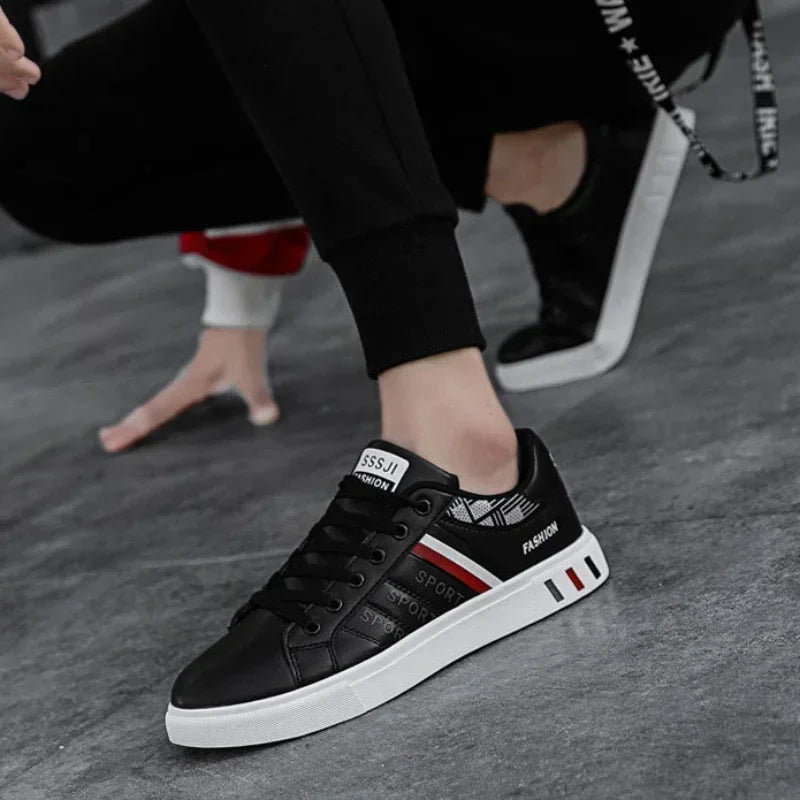 Qaawal Men’s Luxury Flats – Spring 2024 Fashion Sneakers & Vulcanized Sport Shoes - Evallys.com