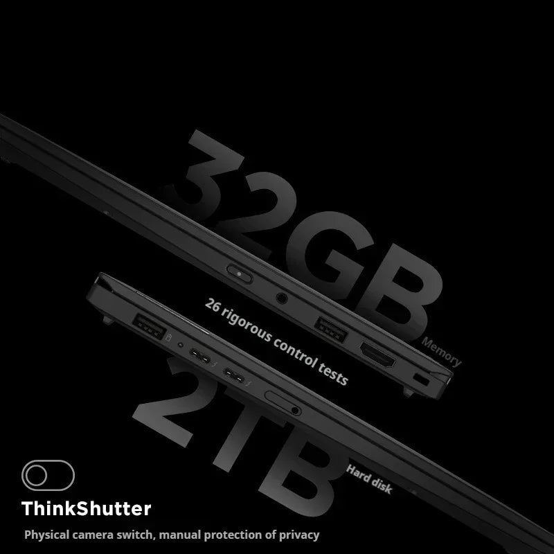Lenovo ThinkPad X1 Carbon Aura Laptop Intel Core Ultra 7 258V 32G/2TB SSD Intel Arc Xe2 14-inch 2.8K 120Hz screen Notebook PC - Evallys.com