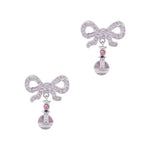 Star Boutique Jewelry Store Hot Selling S925 Silver Bow 3D Saturn Earrings Sweet Women's Jewelry - Evallys.com