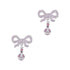 Star Boutique Jewelry Store Hot Selling S925 Silver Bow 3D Saturn Earrings Sweet Women's Jewelry - Evallys.com