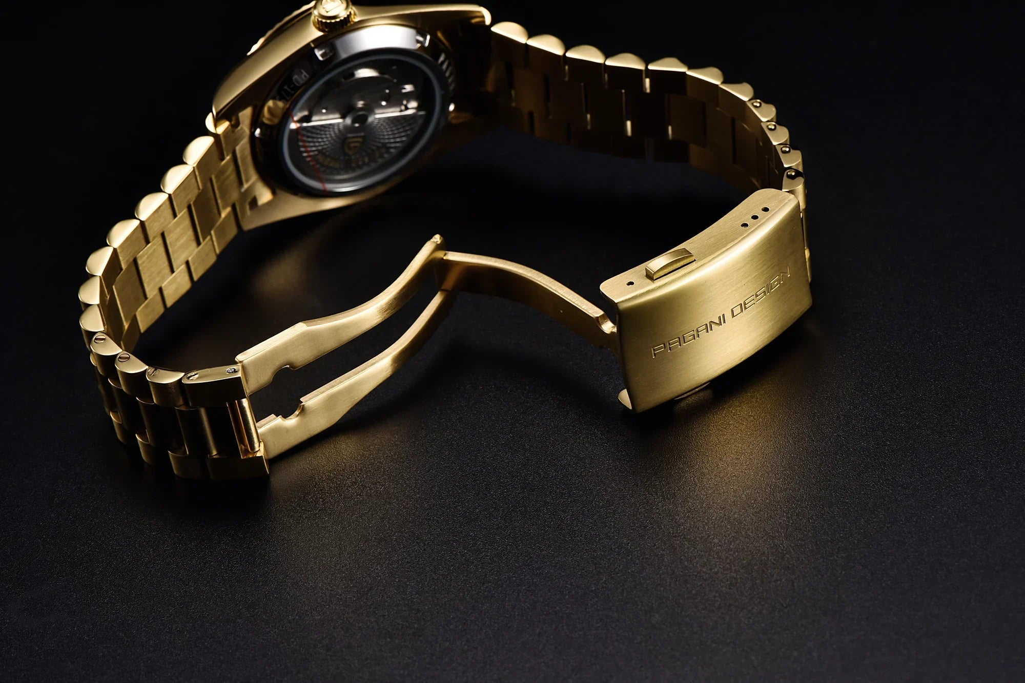 PAGANI DESIGN DD36 Gold Green V2 Men's Mechanical Watches Luxury Automatic Watch For Men 2024 New AR Sapphire glass Wrist watch - Evallys.com