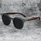 Sunglasses for Men Women's Trendy Retro Wood Grain Polarized UV Protection Eyewear Cycling Outdoor Street Photography - Evallys.com