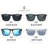 Fashion Square Vintage Polarized Sunglasses Men Women Retro Driving Fishing Sun Glasses UV400 Eyewear - Evallys.com