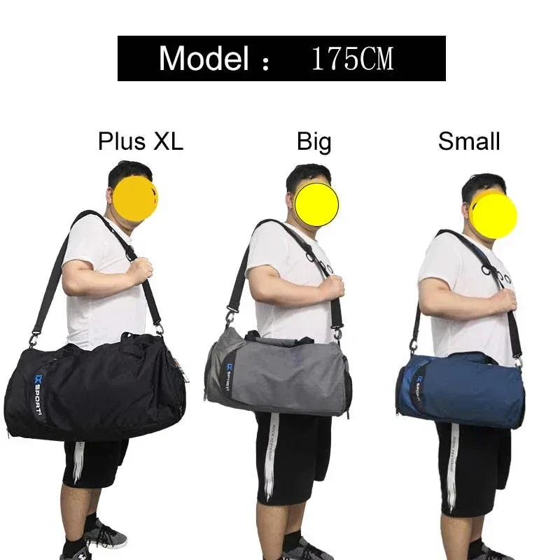 Men’s Travel Duffel Bag – Gym, Fitness, Wet/Dry, Shoe Compartment - Evallys.com