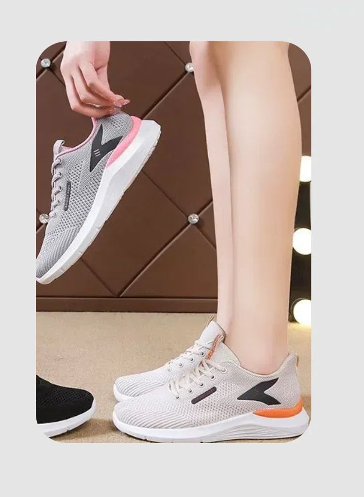 Women’s Soft Sole Sneakers – Breathable Anti-Slip Casual Running Shoes - Evallys.com
