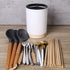 Kitchen Tableware Storage Bucket Utensil Holder Cutlery Drainer Plastic Chopstick Spoon Storage Rack Detachable 3 Divided