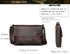 Crazy Horse Leather Men's Shoulder Bag Genuine Leather Small Bag Crossbody Cowhide Bag for Man High Quality Men Satchel Bags - Evallys.com