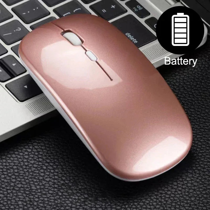 2.4Ghz Wireless Gaming Mouse Single Mode Battery Mouse With USB Receiver For PC Laptop Notebook Adjustable DPI Home&Office Mice - Evallys.com