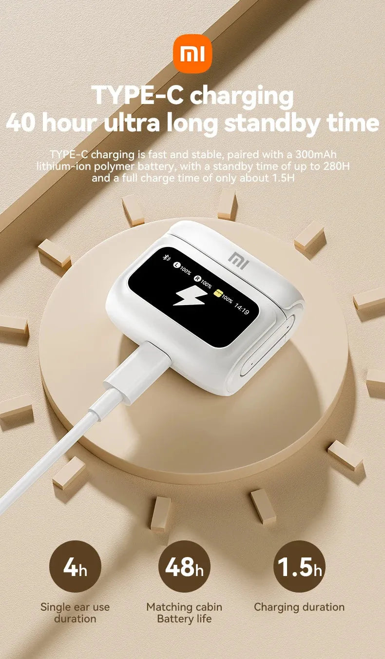 Xiaomi ANC Wireless Earbuds Bluetooth Earphone Touch Screen airpods Control Active Noise Reduction In Ear Headphone Bulit in Mic - Evallys.com