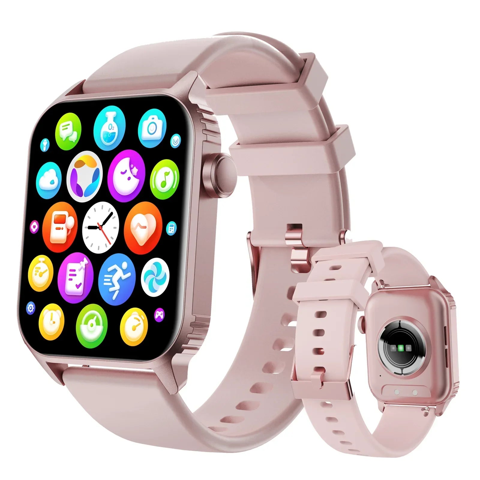 TG08 Smart Watch, 1.85"Smartwatch for Men Women (Answer/Make Call), Fitness Tracker with 100+ Sport Modes, Waterproof Watch. - Evallys.com