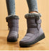 Women's Boots 2024 Trend Winter Shoes For Woman Winter Boots Ankle Low Heels Botas Mujer Waterproof Snow Boots With Fur Shoes - Evallys.com