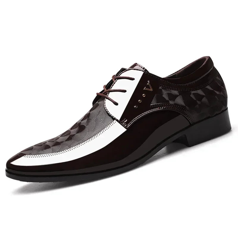 Leather Shoes for Men Business Dress Shoes Versatile Wedding Shoes Men Shoe Designer Loafers Men Zapatos Para Hombres 2025 - Evallys.com