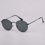 Fashion Sunglasses Men Women Eyeglasses Goggles Eyewear Shades Top Quality Round Metal Glass Lenses UV400 Sun Glasses - Evallys.com