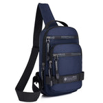 Men’s Chest Bag – Large Capacity Nylon Crossbody Travel Shoulder Bag - Evallys.com