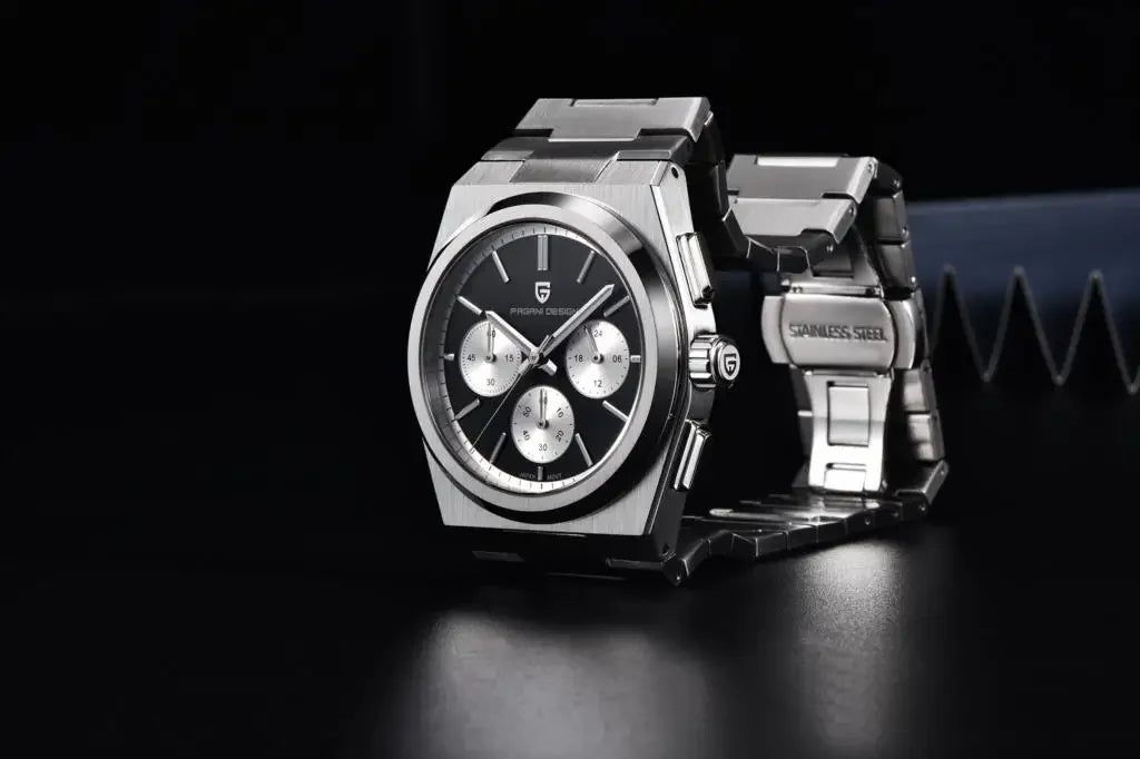PAGANI DESIGN 2024 New Men Watches Quartz Business Watches VK63 Mens Clock Top Brand Luxury Watch Men Chronograph Watch for Men - Evallys.com