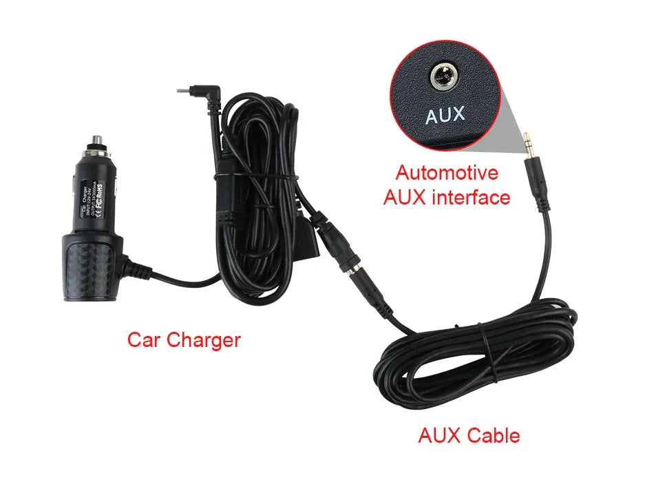 10.26'' Dash Cam 4K Car Mirror Video Player Wireless Carplay Android Auto GPS Car Monitor Multimedia Rearview Camera Dashboard - Evallys.com