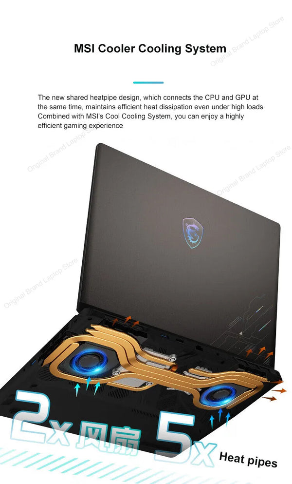 2024 MSI Crosshair 16 HX Laptop 16 Inch 2.5K QHD 240Hz IPS Screen Netbook i7-14700HX 16GB 1TB RTX4060 Notebook Gaming Computer - Evallys.com # #