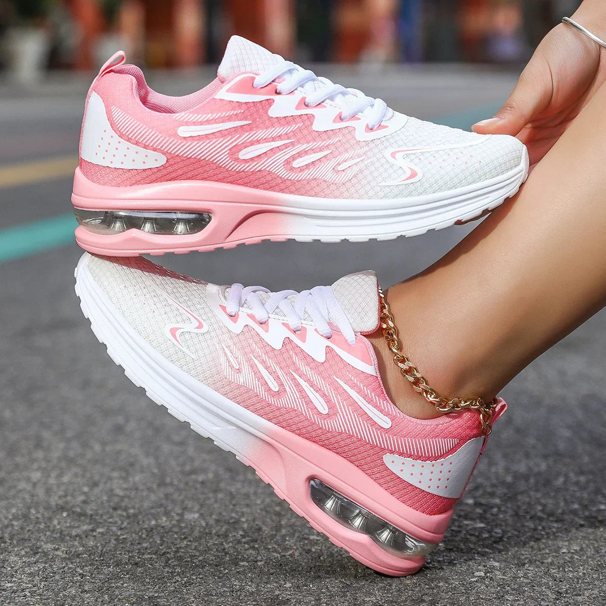 Sneakers for Women Orthopedic Sneakers Walking Shoes for Women, Lightweight Casual Tennis Sneakers Air Running Shoes - Evallys.com