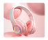 RGB Bluetooth Wireless Headphones For Girls Children's Headset with Microphone Support SD Card HIFi Stereo Gaming Earphone - Evallys.com