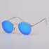 Fashion Sunglasses Men Women Eyeglasses Goggles Eyewear Shades Top Quality Round Metal Glass Lenses UV400 Sun Glasses - Evallys.com