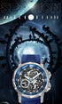 FEICE 2025 new double-sided skeleton trend men's automatic mechanical watch luminous waterproof-FM511 - Evallys.com
