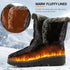 Women's Boots 2024 Trend Winter Shoes For Woman Winter Boots Ankle Low Heels Botas Mujer Waterproof Snow Boots With Fur Shoes - Evallys.com