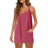 Women’s Sport Mini Dress – Sleeveless Summer Casual Tennis Dress - Evallys.com