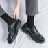 Green Patent Leather Oxford Shoes – Men’s Formal Business Dress Shoes - Evallys.com