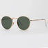 Fashion Sunglasses Men Women Eyeglasses Goggles Eyewear Shades Top Quality Round Metal Glass Lenses UV400 Sun Glasses - Evallys.com