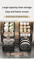 Pots and Pans Organizer Under Cabinet Sliding Pot Lid Storage Holder Kitchen Adjustable Slide Out Dish Pan Storage Rack Shelf