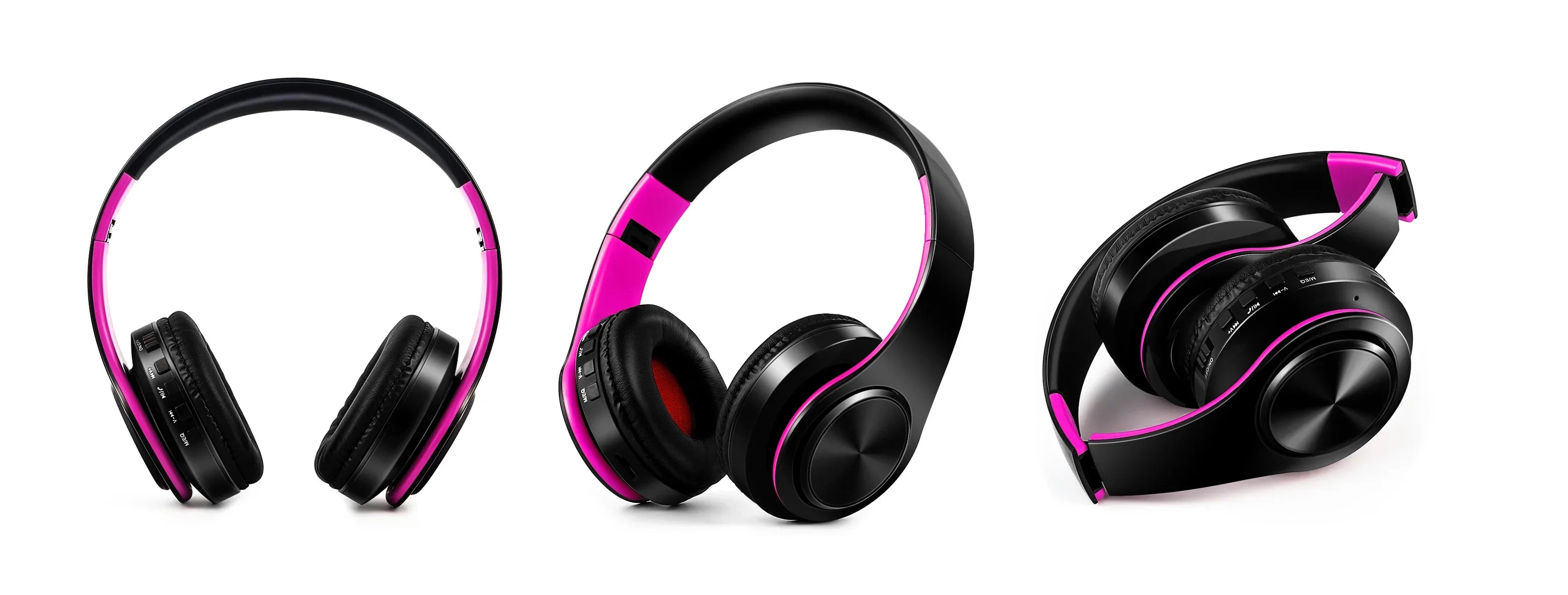 HIFI Stereo Earphones Bluetooth Headphone Music Headset FM and Support SD Card with Mic for Mobile Xiaomi Iphone Sumsamg Tablet - Evallys.com