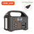 100W Portable Power Station 220V/110V Solar Generator Outdoor Emergency Mobile Power Bank 24000mAh LiFePO4 For Camping Power LED - Evallys.com